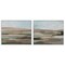Stupell Industries Neutral Abstract Landscape 2 pc Framed Giclee Wall Art Set Design by Ethan Harper